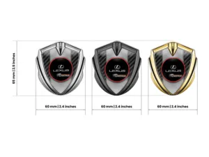 Lexus Silicone Emblema Badge Look Corse Top Lucido